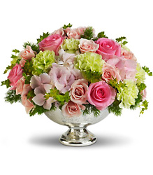 Teleflora's Garden Rhapsody Centerpiece from Mona's Floral Creations, local florist in Tampa, FL